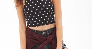 20 Polka Dot Crop Top Outfit Ideas - Styleoholic
