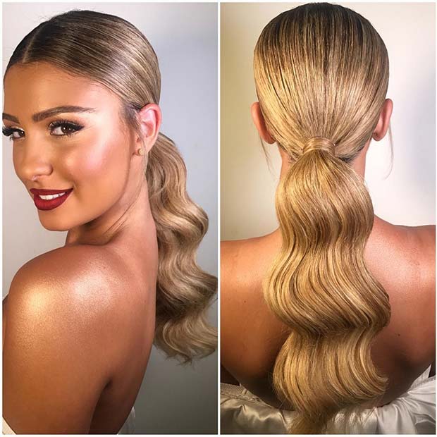 21 Elegant Ponytail Hairstyles for Special Occassions | StayGlam