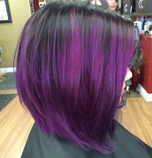 15 Trendy Purple Balayage Hair Ideas - Styleoholic