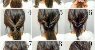 quick-hairstyle-tutorials-for-office-women-33 | Easy hairstyles
