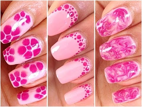 3 Easy and Quick Nail Art for Beginners - YouTube