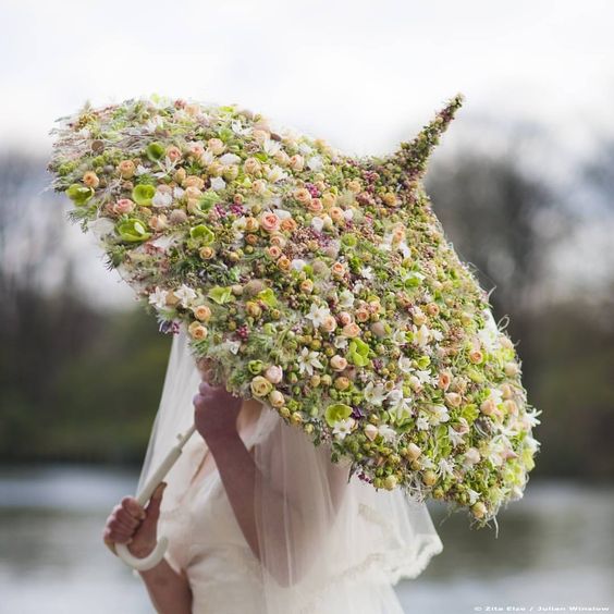 The Most Amazing Real Flower Wedding Dresses Art | JJ's House