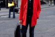 22 Eye-Catching Red Coat Outfit Ideas For Men - Styleoholic