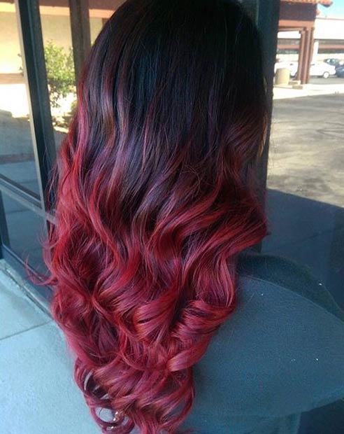 31 Best Red Ombre Hair Color Ideas | Page 3 of 3 | StayGlam