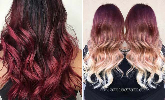Red Ombre Hairstyles