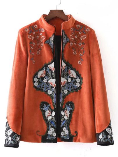 Embroidered Tailored Chinoiserie Blazer | refashion,sewing and