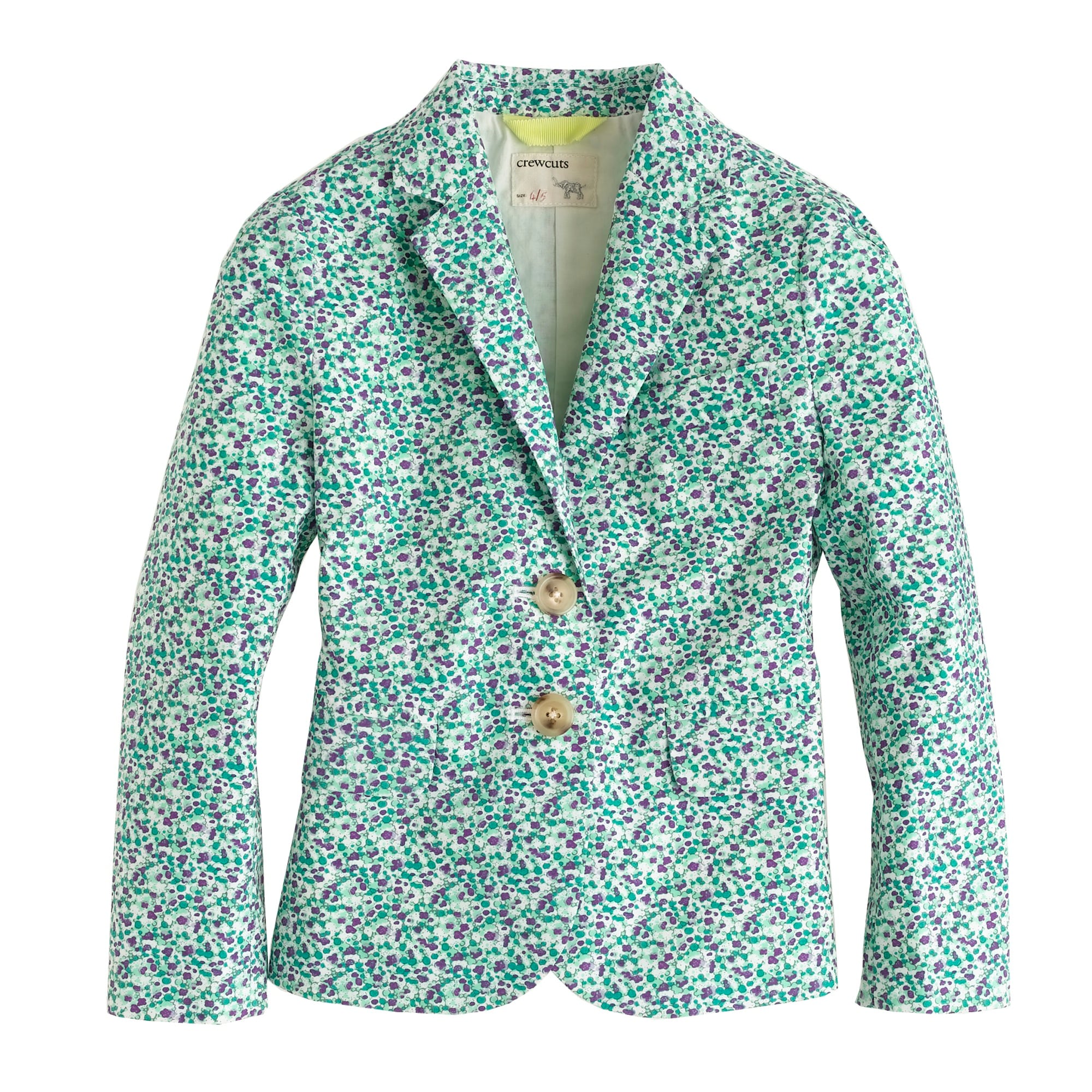 Girls' schoolboy blazer in scattered floral : coats & jackets | J.Crew
