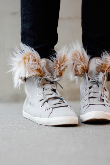Cozy DIY Removable Fur Lined High Tops - Styleoholic