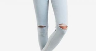 Levi's 711 Ripped Skinny Jeans - Jeans - Women - Macy's
