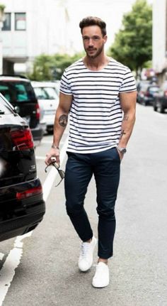 20 Stylish Ripped Jeans Spring Outfits For Men | Men's Style | Mens