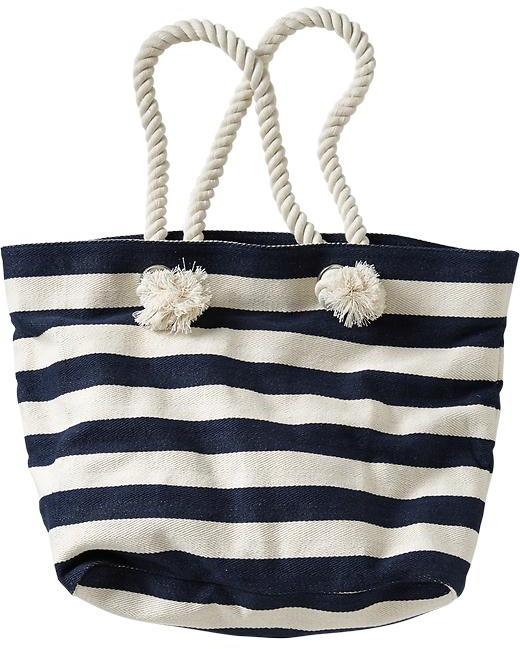 Old Navy Canvas Rope Totes | Where to buy & how to wear