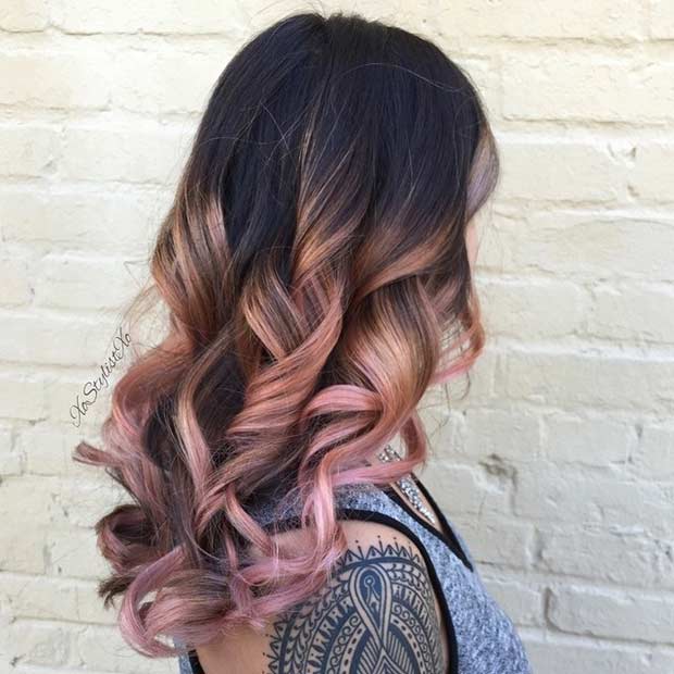 23 Trendy Rose Gold Hair Color Ideas | StayGlam