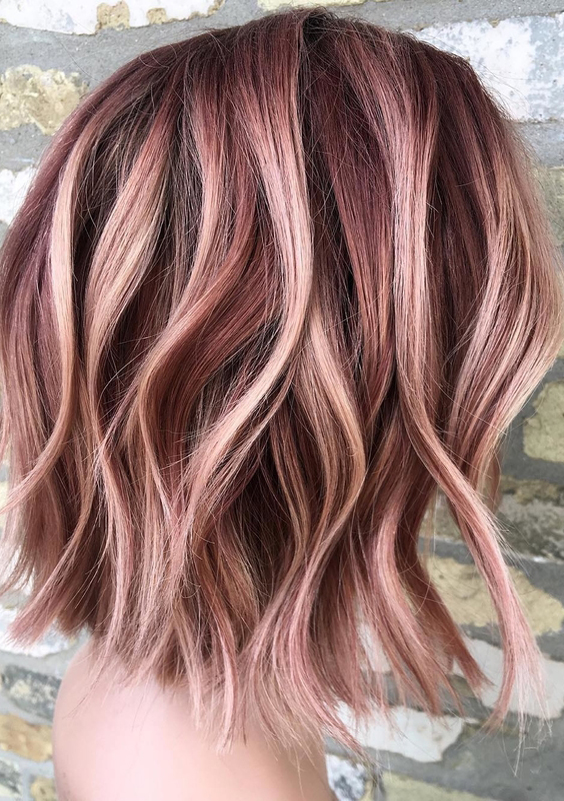 32 Gorgeous Rose Gold Hair Color Ideas for 2018 | Modeshack