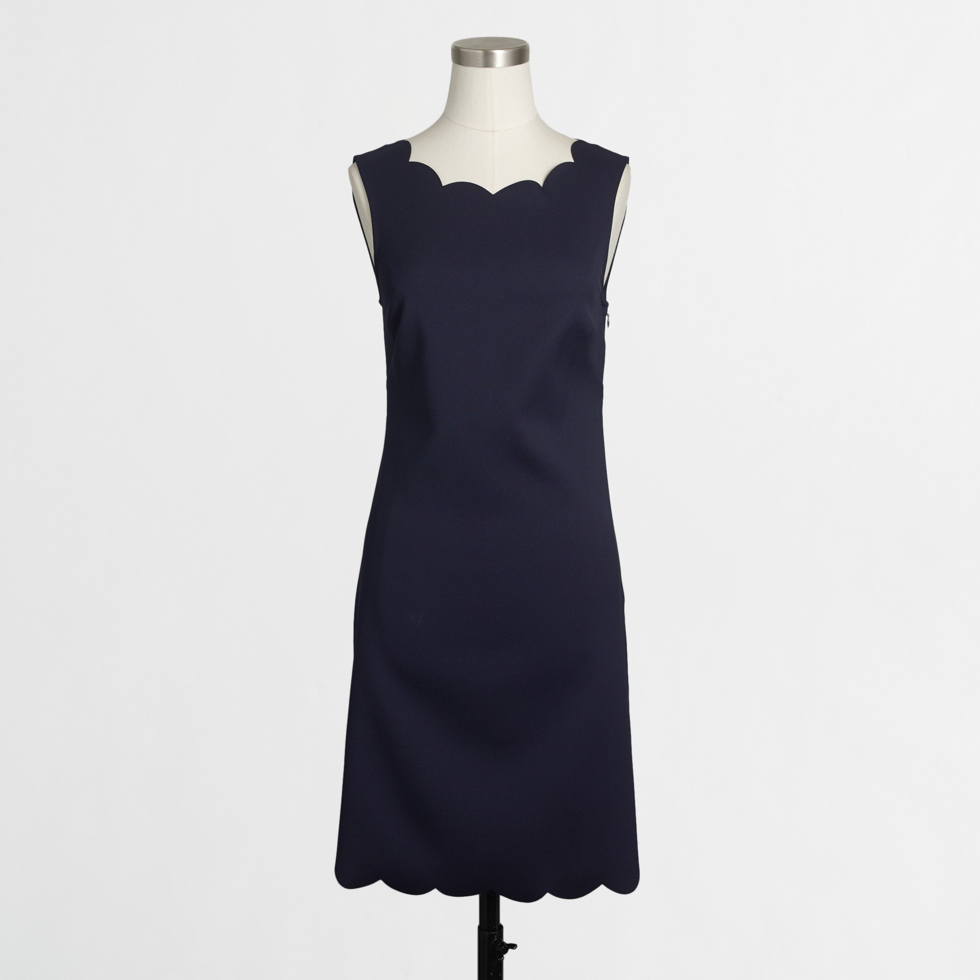 Scalloped trim dress : FactoryWomen Shift Dresses | Factory