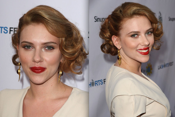 Scarlett Johansson - Wedding Hairstyle Ideas - Hollywood Hairstyles