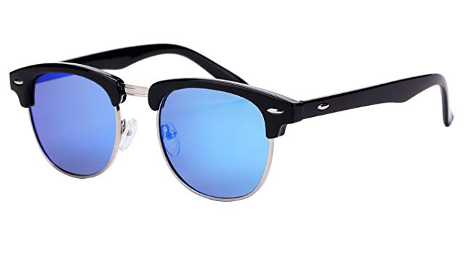 Amazon.com: Semi Rimless Polarized Sunglasses for Women and Men