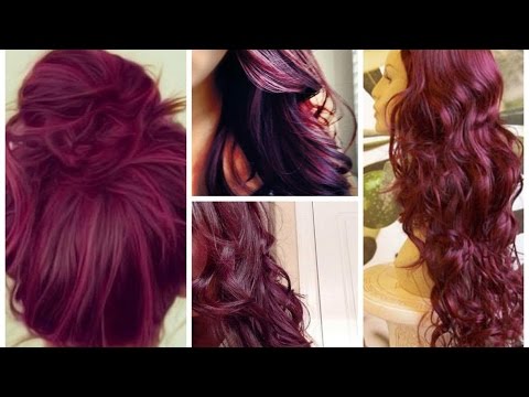 Vibrant Shades of Burgundy Hair Color - YouTube