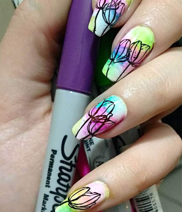 Sharpie Nail Art Designs You'll Surely Love