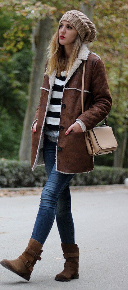 Keep Fashionable During Winter with Shearling Jacket | Teenage