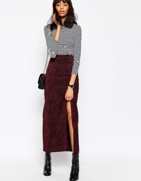 16 Feminine Side Slit Skirt Ideas To Try - Styleoholic