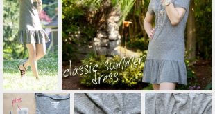 T Shirt Dress DIY - Make a cute Summer Dress | Sew Fun! | Pinterest