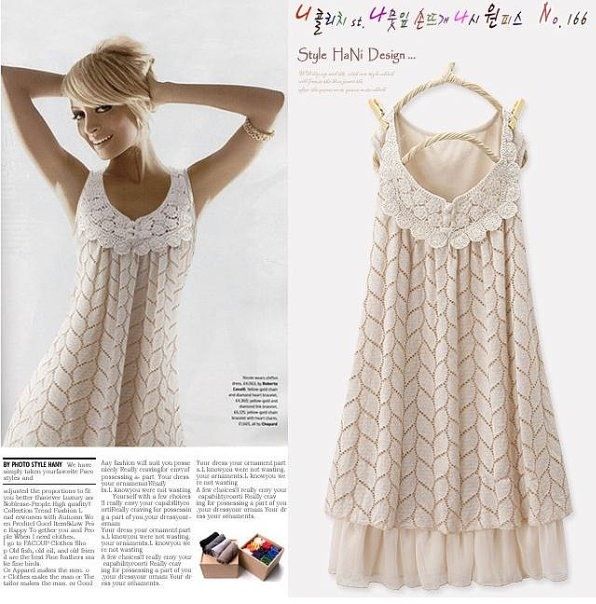 DIY Dress! This is soooo beautiful and simple :) | Crochet