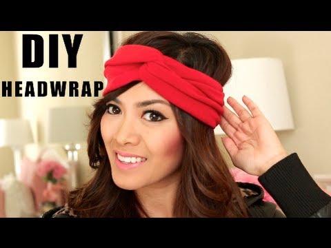 Easy DIY Headwrap ♡ - ThatsHeart - YouTube