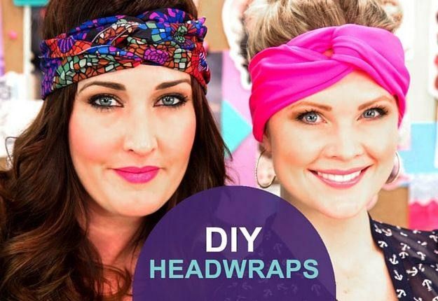 How to Make a Simple Head Wrap in 6 Easy Steps | Sewing | Pinterest