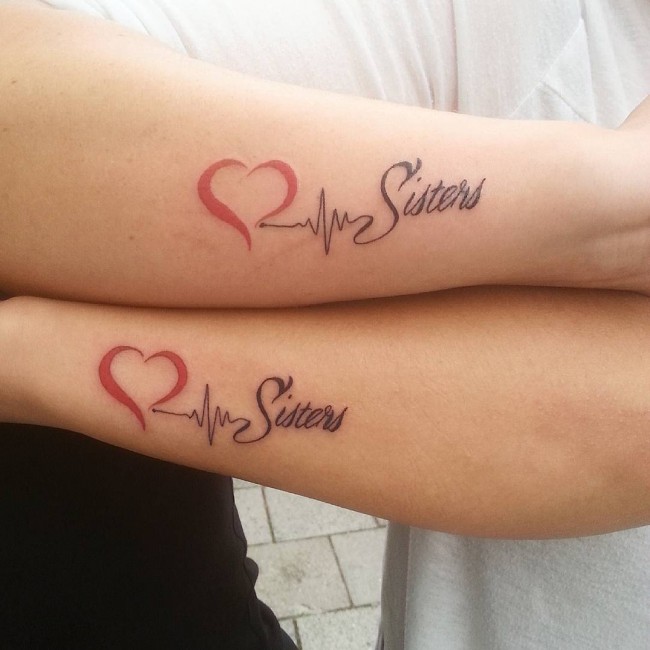 95+ Superb Sister Tattoos - Matching Ideas, Colors, Symbols