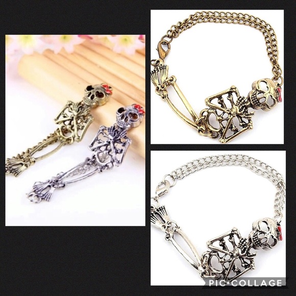 Jewelry | Nwt Skeleton Bracelet Halloween | Poshmark