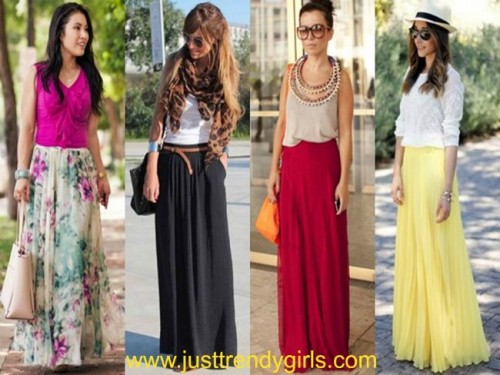 maxi skirts ideas u2013 Just Trendy Girls