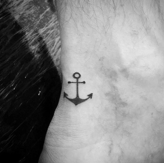 Small Anchor Tattoo Ideas For Men
