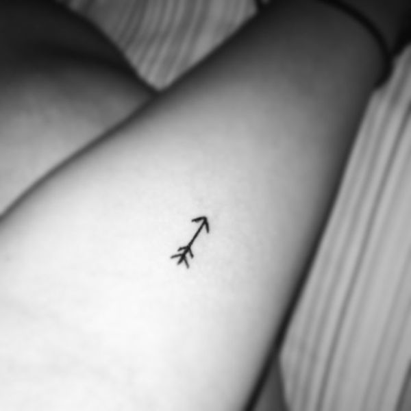 Small Arrow Tattoos for Women- but on the outside of my wrist or on
