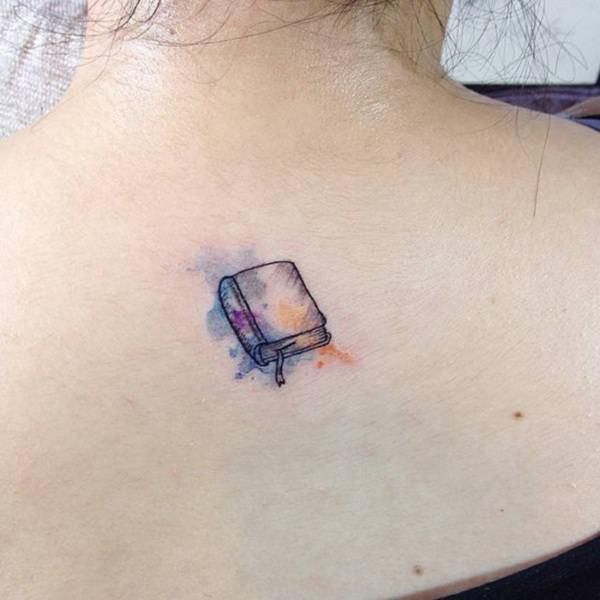 Small Book Tattoo Ideas For Girls