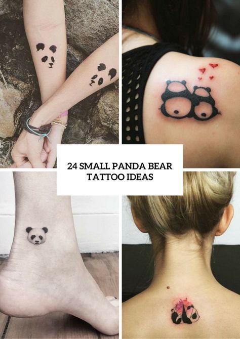 Small Panda Bear Tattoo Ideas For Girls | BUDDA TAT | Tattoos, Panda