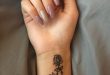 21+ Small Rose Tattoo On Wrist Designs & Images