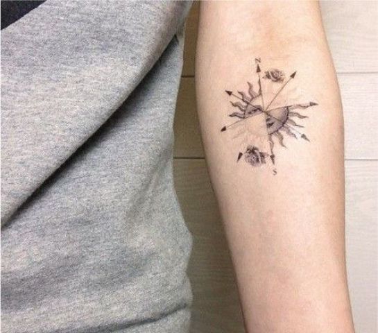 Small Sun Tattoo Ideas For Ladies on Collection Of Unique Sun
