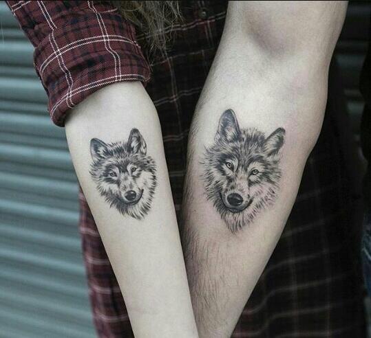 Small Wolf Tattoos Designs and Ideas For Men Women Fak on Different