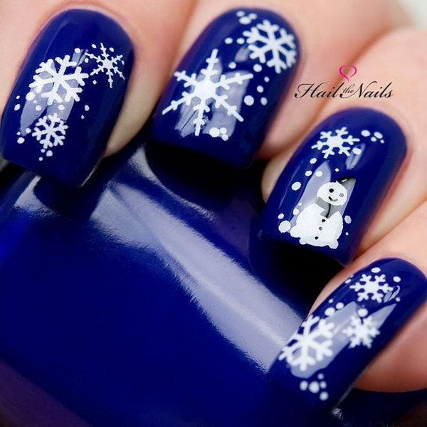 10 Best Examples of Snowflake Nail Art u2013 Bellezza