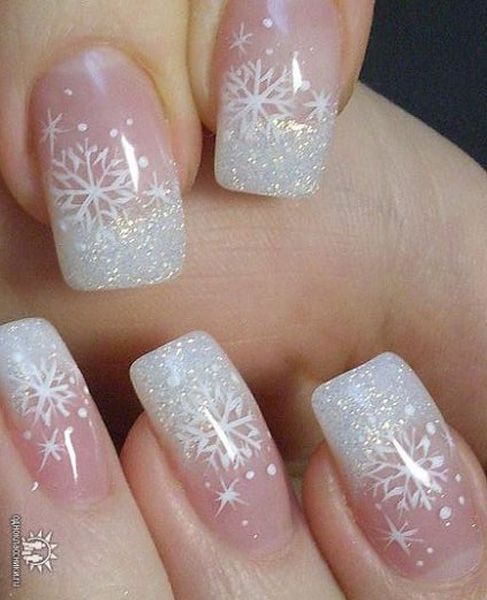 Super Charming Snowflakes Nail Art Designs | Neat Nails | Pinterest