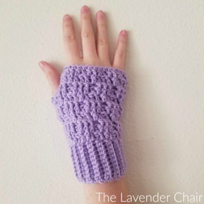 Textured Spike Stitch Fingerless Gloves Crochet Pattern | Crochet