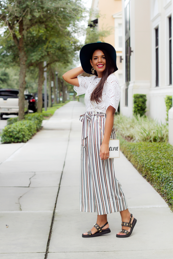 A girl named Nydia: Culottes & Coffee | ||Stripes|| | Fashion