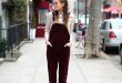 20 Spring Outfits With Velvet Jumpsuits - Styleoholic