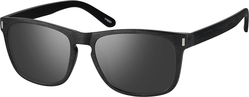 Black Premium Square Sunglasses #1116321