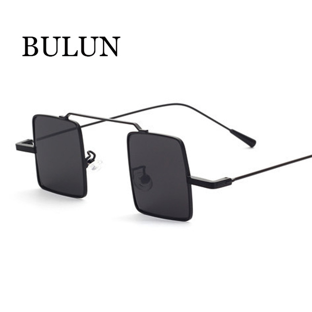 BULUN New Brand Square Sunglasses Women Brand Designer Retro Small