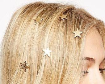 Star hair clip | Etsy