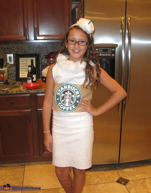Starbucks Vanilla Latte Costume