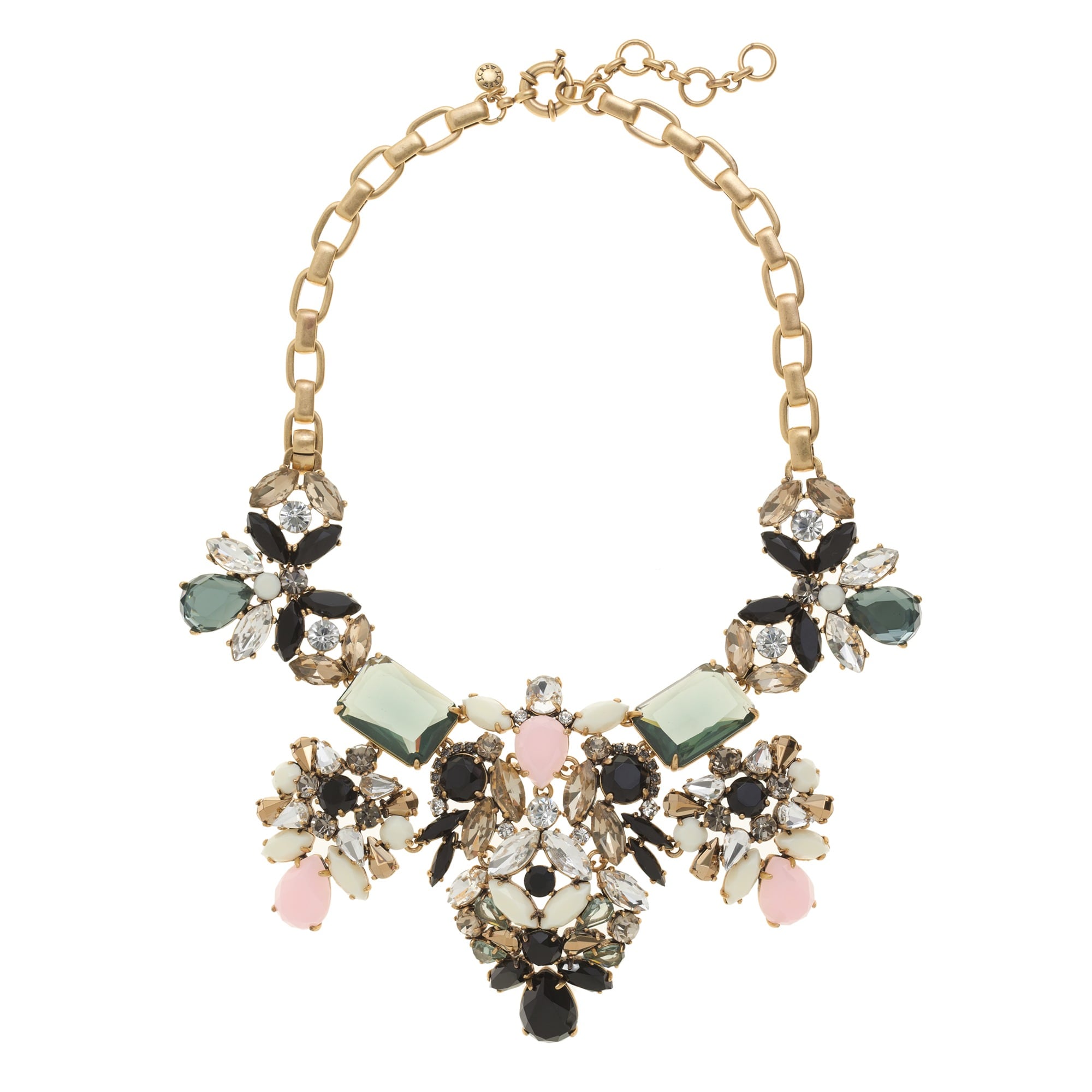 Floral pastel statement necklace : Women necklaces | J.Crew