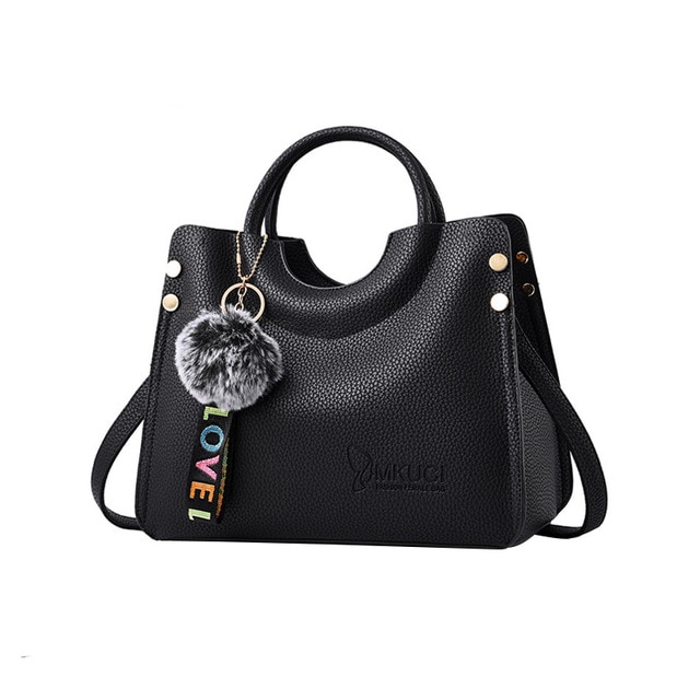 Mnee Leather Women Structured Handbag Durable Shoulder Bags Luxury