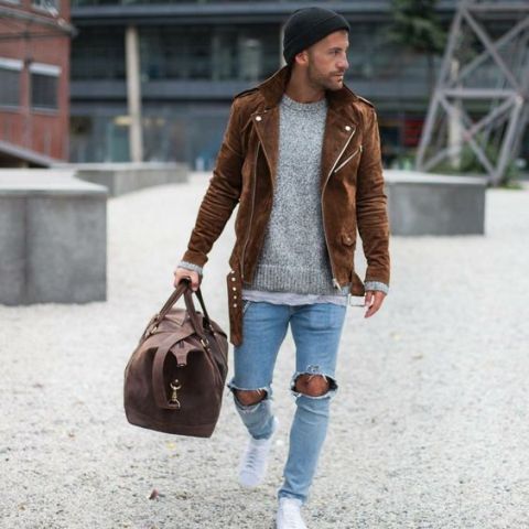 24 Suede Jacket Outfits For Stylish Men - Styleoholic